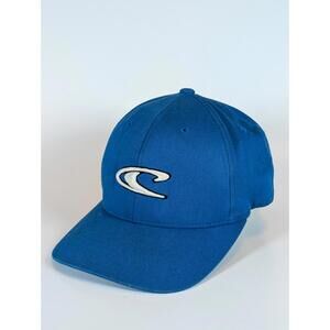 2000s O'Neill Clean & Mean Flex Hat Flexfit Fitted S M Stretch Fit Cap Vintage